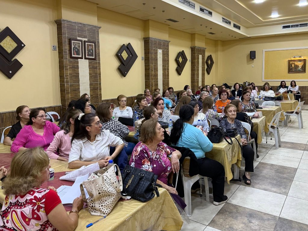 اجتماع أخوية السيدة العذراء للمرأة السريانية في حي السريان